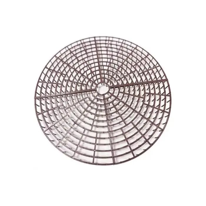 Grille de protection respirante en maille pour pot de plantes, avec découpes à pointes, pour la prot