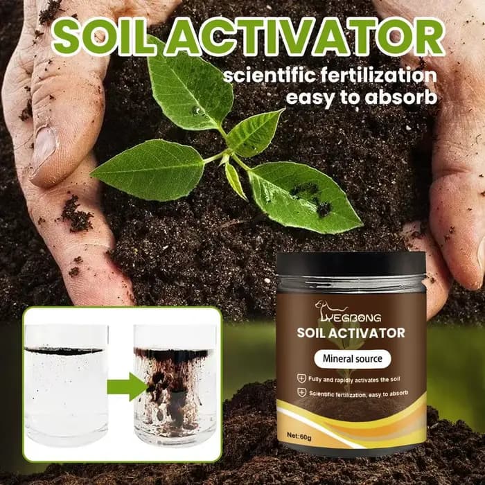 Activateur de sol, conditionneur minéral pour le jardinage