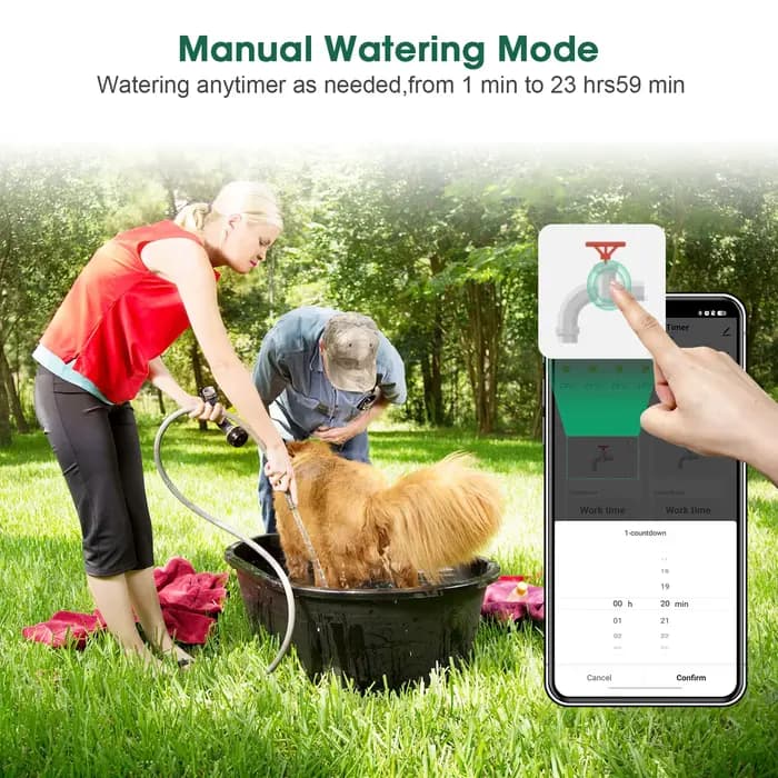 2025 Insoma Zigbee minuterie d'eau intelligente automatique 1/2 voies système d'arrosage d'irrigatio
