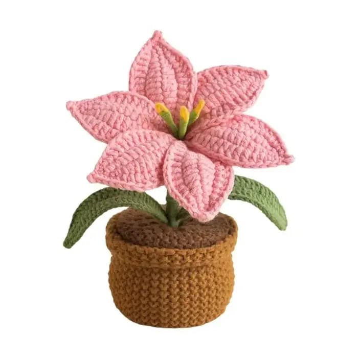 Plante en Pot lys Crochet