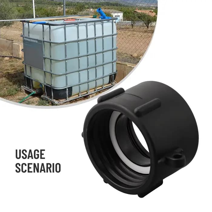 Connecteur de Valve de réservoir d'eau IBC 1000L, adaptateur de Valve 60mm/2 pouces, Kit de pièces d