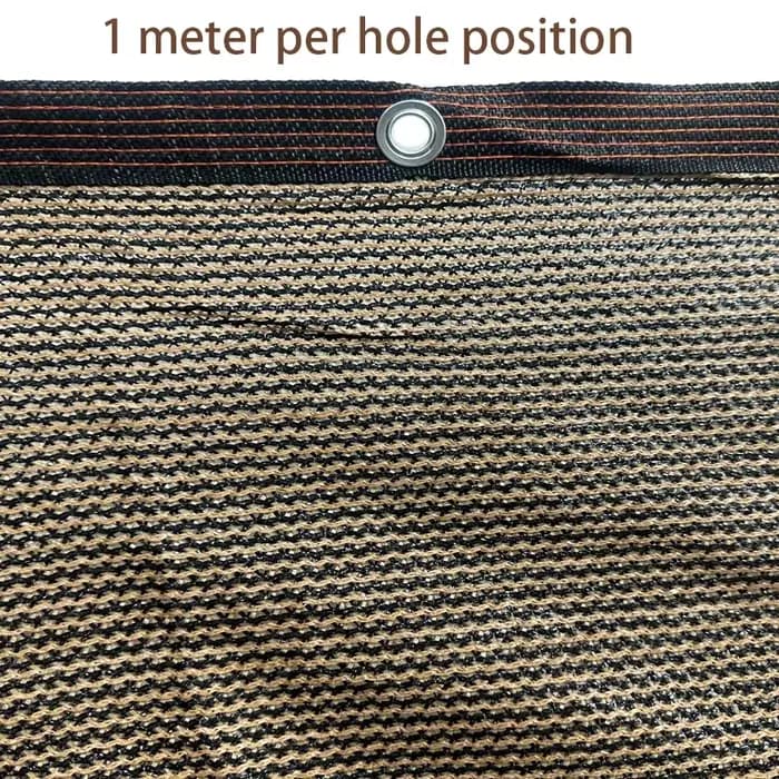 Filet de protection solaire Protection UV filet pare-soleil en PEHD marron, couverture de voiture de