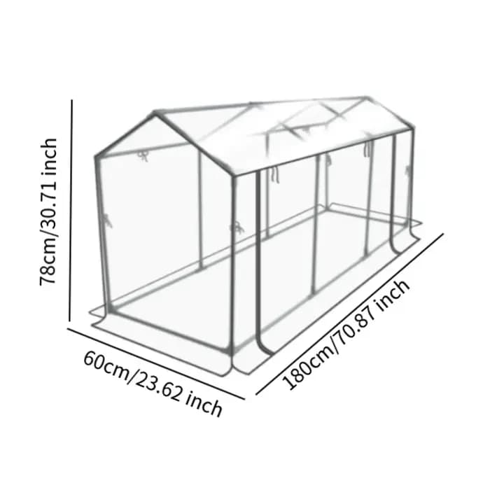 Tente transparente pour plantes