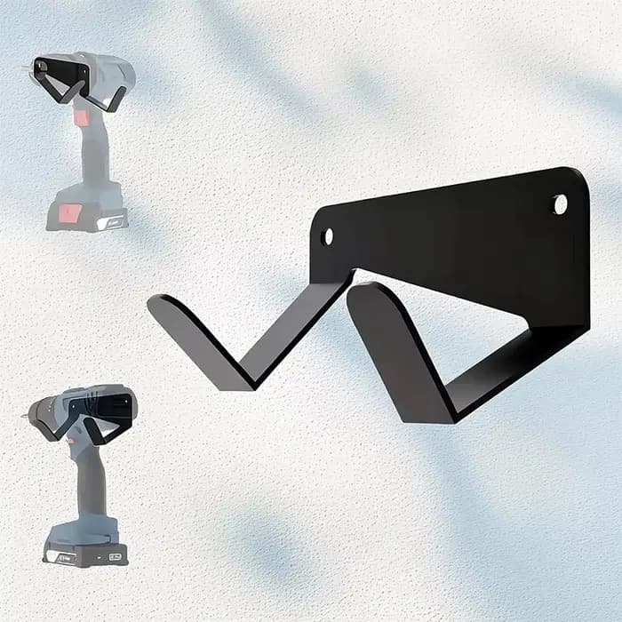 Support métallique pour outils électriques mural