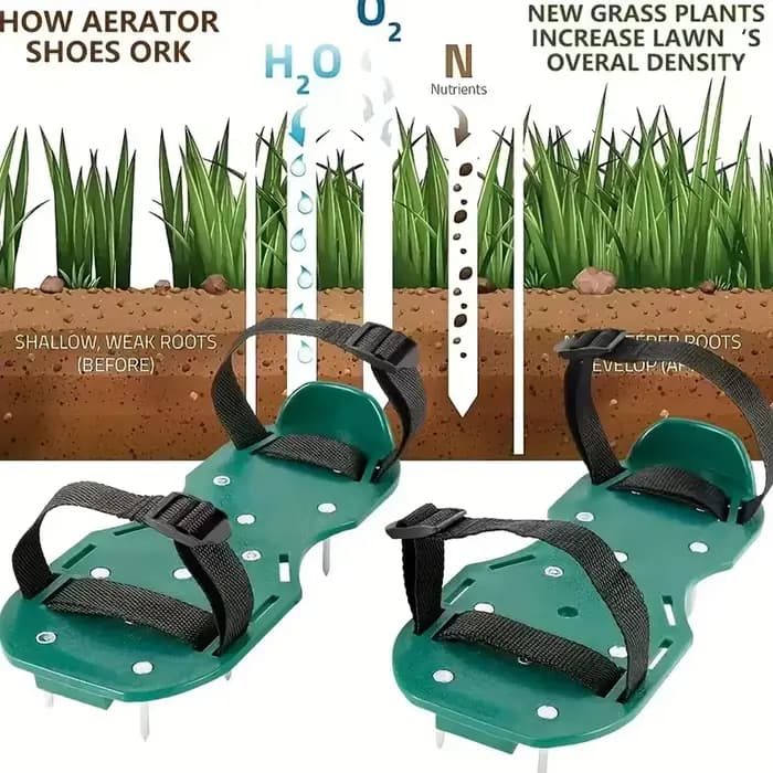 Chaussures d'aération de jardin à pointes