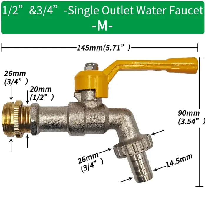 Adaptateur de robinet de tuyau d'arrosage