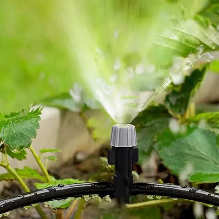 Système d'irrigation d'arrosage automatique 10-20M, buses de brumisation portables, tête de pulvéris