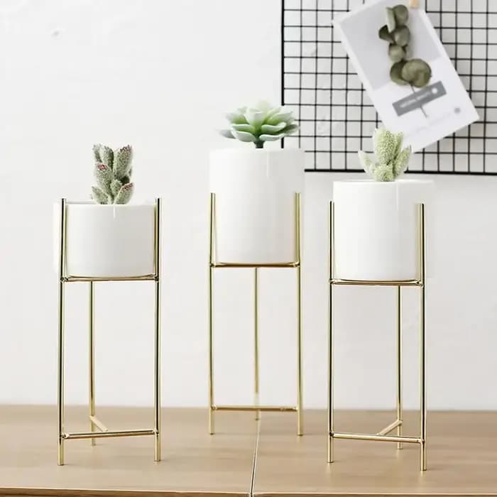 Kit de support de fleur en céramique, vase de plantation d'eau, céramique de style nordique, pot de