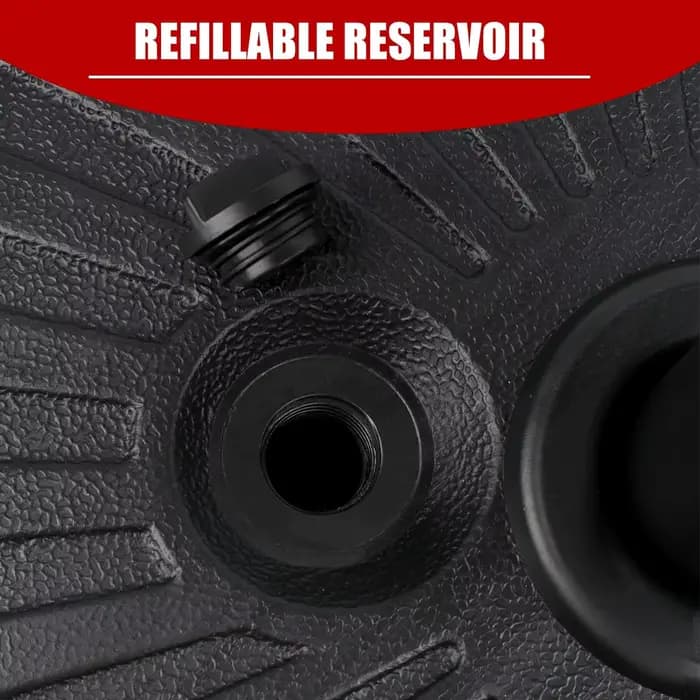 Support de base de parapluie d'extérieur rempli d'eau, support de poids avec antidérapant, porte-par