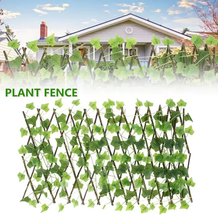 Panneau de clôture en treillis de jardin artificiel, clôture de confidentialité extensible, criblage