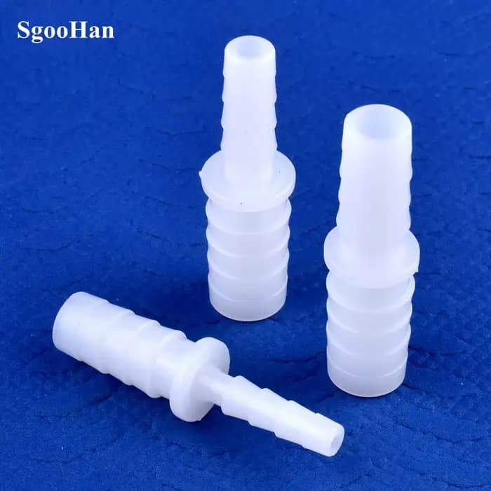 5 ~ 200 pièces 4 ~ 12mm à 2.4 ~ 9mm blanc PE pagode réduisant les connecteurs directs réservoir d'aq