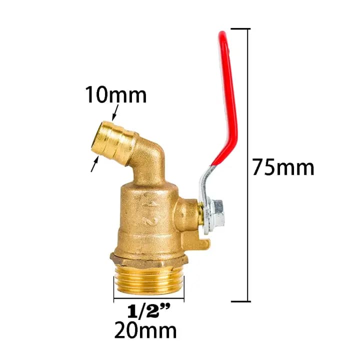Adaptateur de robinet en laiton pour réservoir IBC
