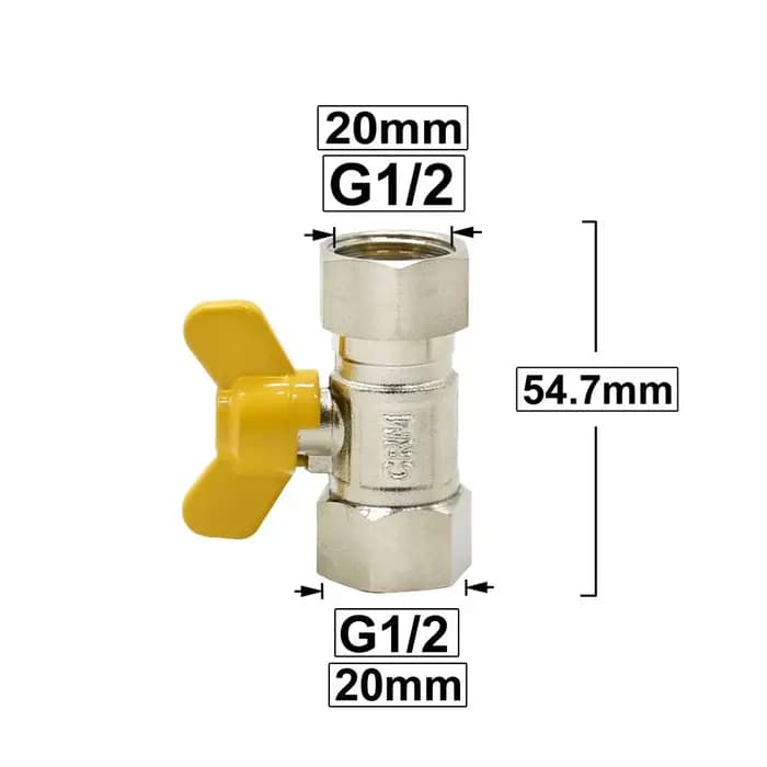 Connecteur à filetage mâle femelle en laiton