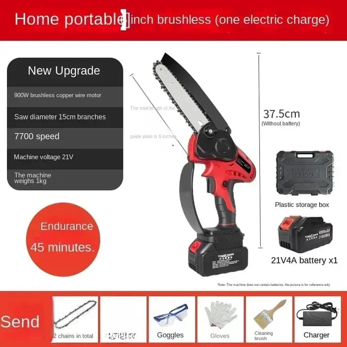 Tronçonneuse électrique portative 110V/220V avec moteur sans balais