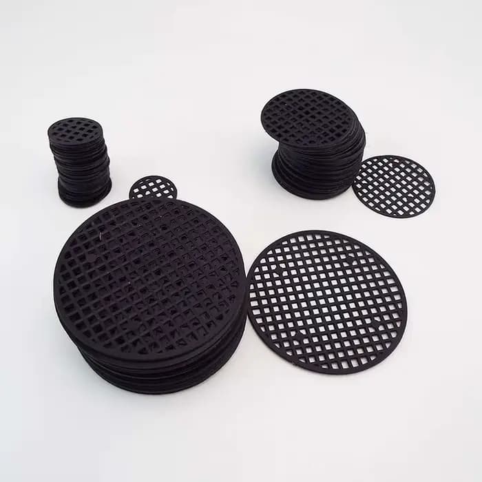 25 pièces 2.5cm 4.5cm 7.5cm rond fleur plante Pot trou maille fond Pad pour bonsaï Pot grille tapis