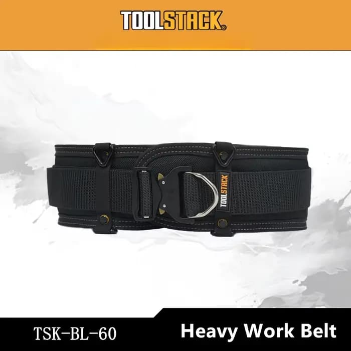 Ceinture à outils robuste TOOLSTACK avec boucle métallique à verrouillage rapide