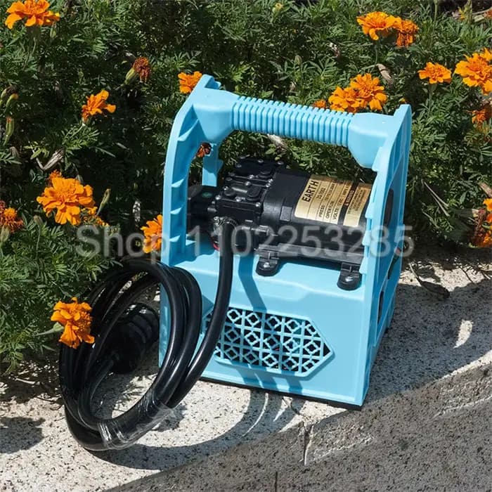 Pompe de pulvérisation électrique portable, 1 pièce, pompe à eau rechargeable, pour lavage de voitur