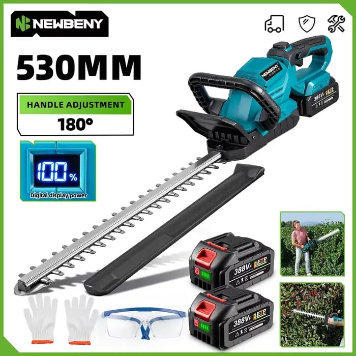 Taille-haie électrique 3000 tr/min tondeuse à gazon jardin affichage LED aménagement paysager