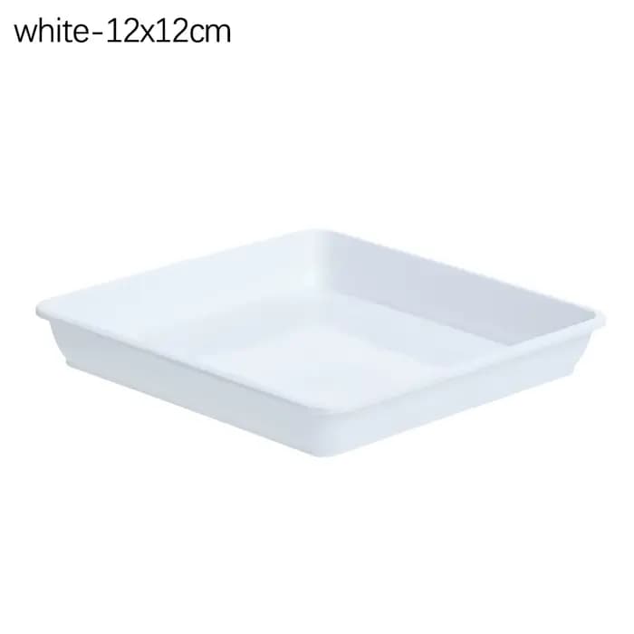 Pot de fleur de jardin, soucoupe carrée pour plantes, plateaux d'égouttement d'intérieur et d'extéri
