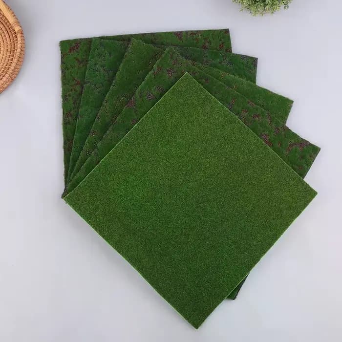 Tapis d'herbe vert gazon artificiel
