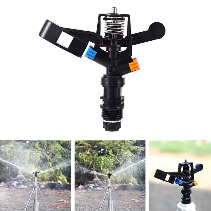 Arroseur à bascule buse de pulvérisation rotative automatique arroseur de jardin 360 degrés Agricult