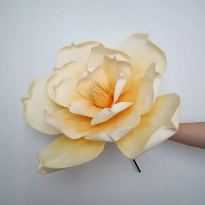 Fleur de Magnolia simulée 3D à grande échelle 30/50CM