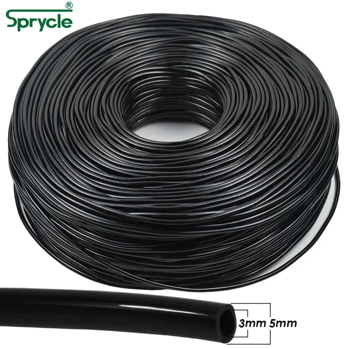 SPRYCLE-Micro système d'irrigation goutte-à-goutte avec connecteur 2 voies, tuyau en PVC, tube 140 e