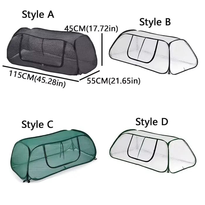 Couverture de protection pour plantes en PVC transparent, isolante, imperméable, pour serre, barrière anti-insectes et oiseaux, pliable