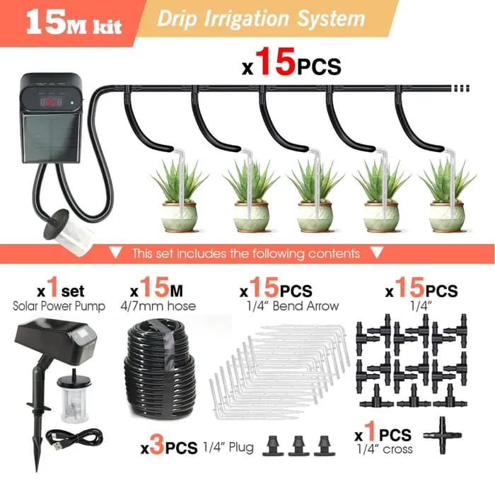 Mini minuterie solaire de jardin
