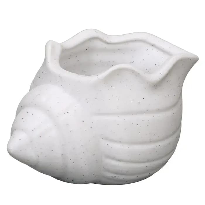 Pot de fleurs en forme de coquillage imprimé en 3D