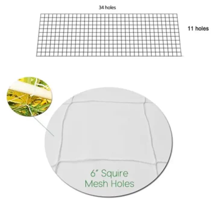 Filet en treillis pour plantes, support de plantes en polyester, escalade de vigne, accessoires de f
