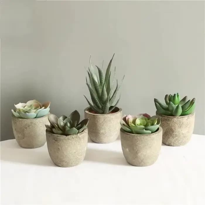 Mini plantes artificielles à l'aloe vera, bonsaï, petit arbre simulé, fausses fleurs, ornements de Table de bureau, décoration de jardin de maison