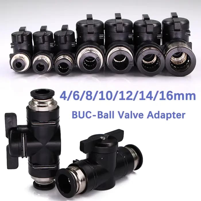 Adaptateur de tuyau à robinet à bille 4-16mm, 1 pièce, verrouillage coulissant, connecteur à dégagem