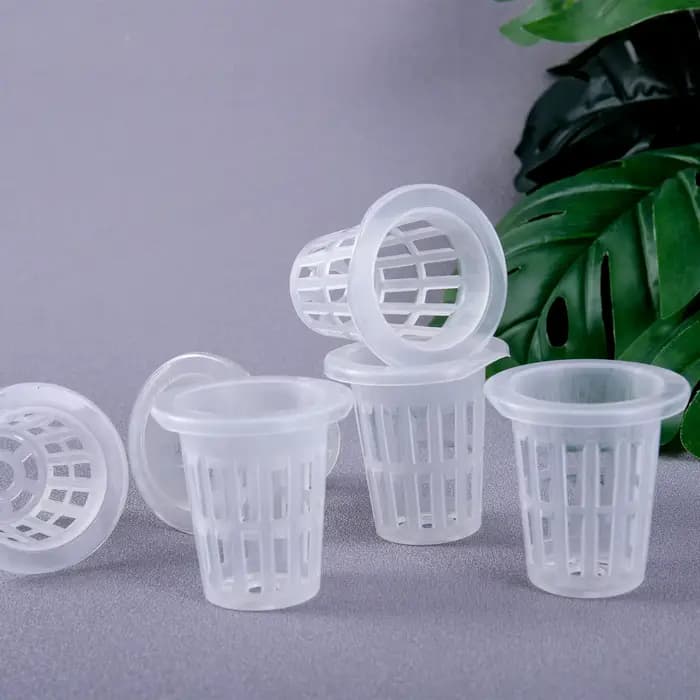 10/50 pièces panier de culture hydroponique conteneur de croissance des plantes jardin tasse à fente