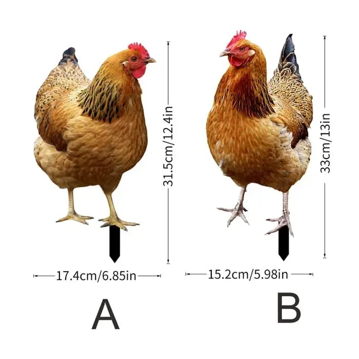 Statue de coq de jardin