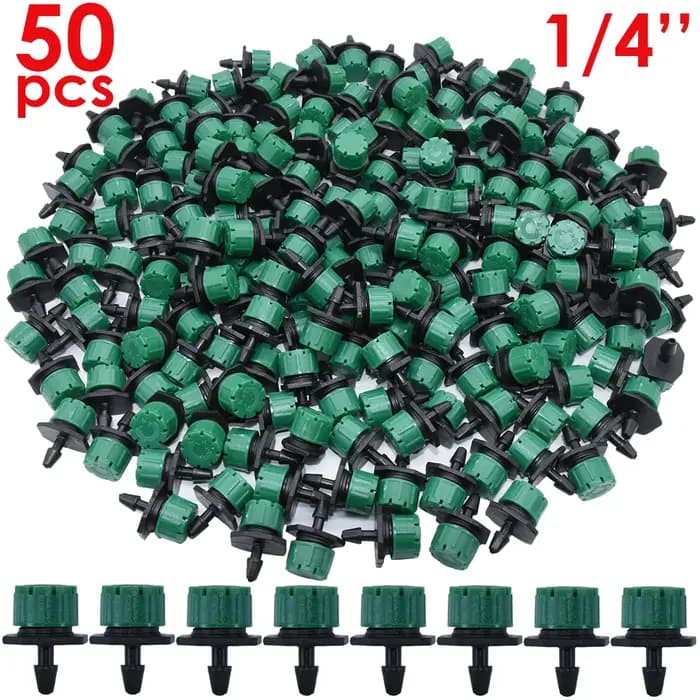 SPRYCLE 50-200X jardin 1/4 pouces crochet de type C Support fixe piquets tige ajustement 4/7mm tuyau arrosage goutte