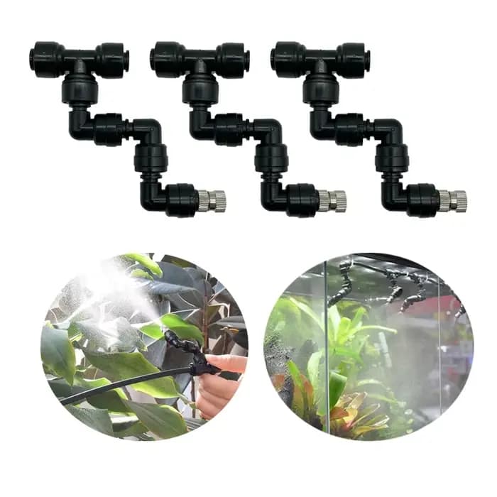 Buse de Terrarium pour Reptiles, Brumisateur Réglable à 360 °, Système de Refroidissement pour Anima