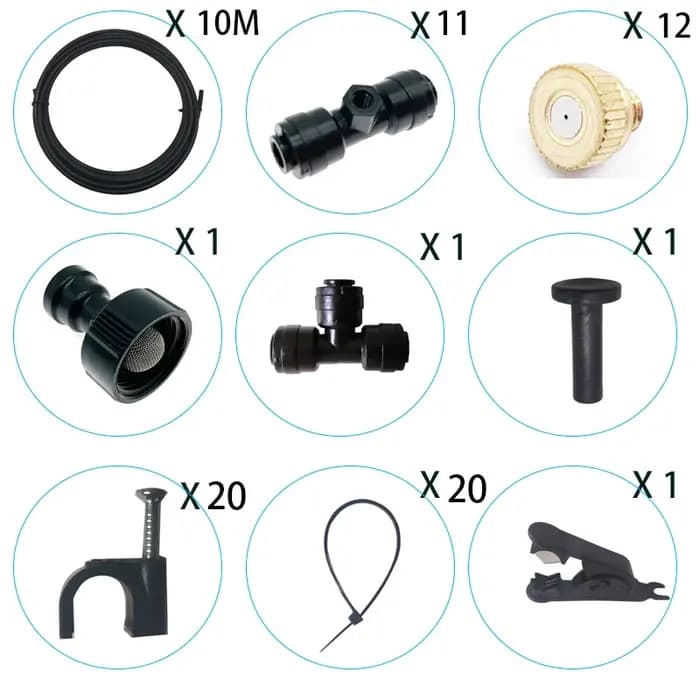 Système de brumisation DIY pour extérieur