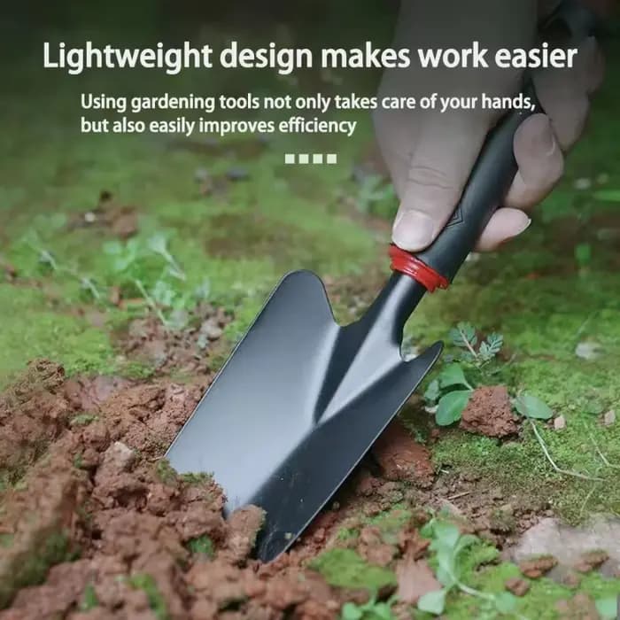Ensemble de 4 mini-outils de jardinage avec truelle