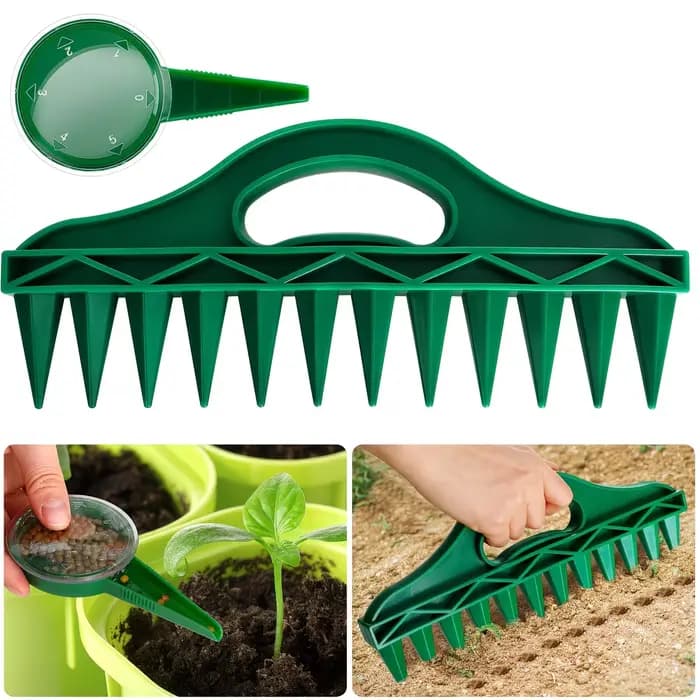 1 pièce Épandeur de semences manuel portable pour jardinage