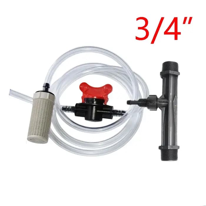 1/2 "3/4" filetage mâle Irrigation Venturi Tube Agriculture