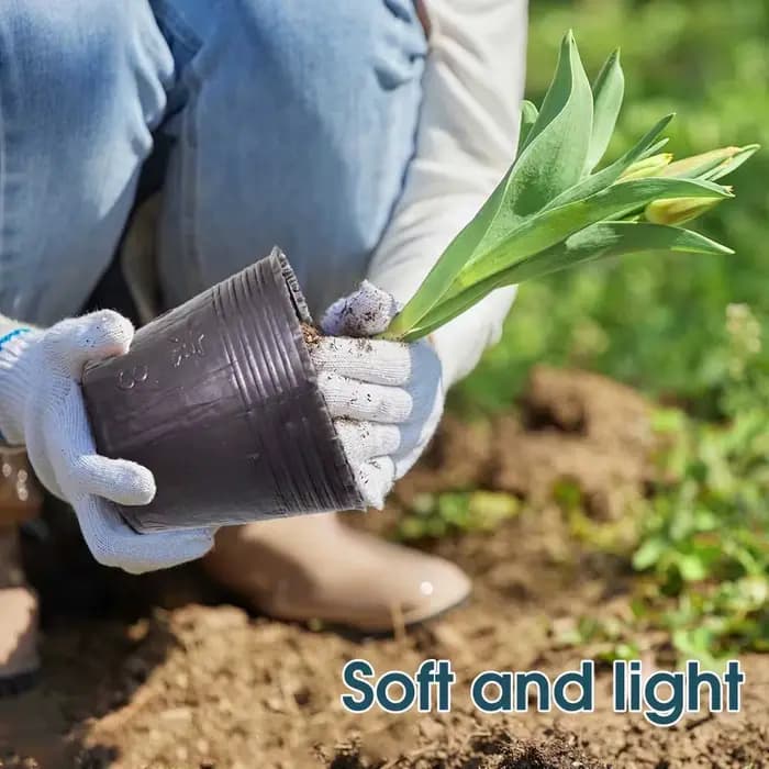 Pots de pépinière en plastique noir, 50 pièces, sac de culture de graines, plante à fleurs, conteneu
