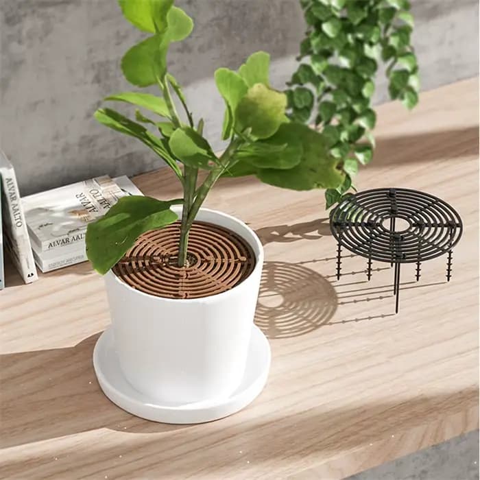 1/2PC Pot de plante garde de sol avec clous Pot