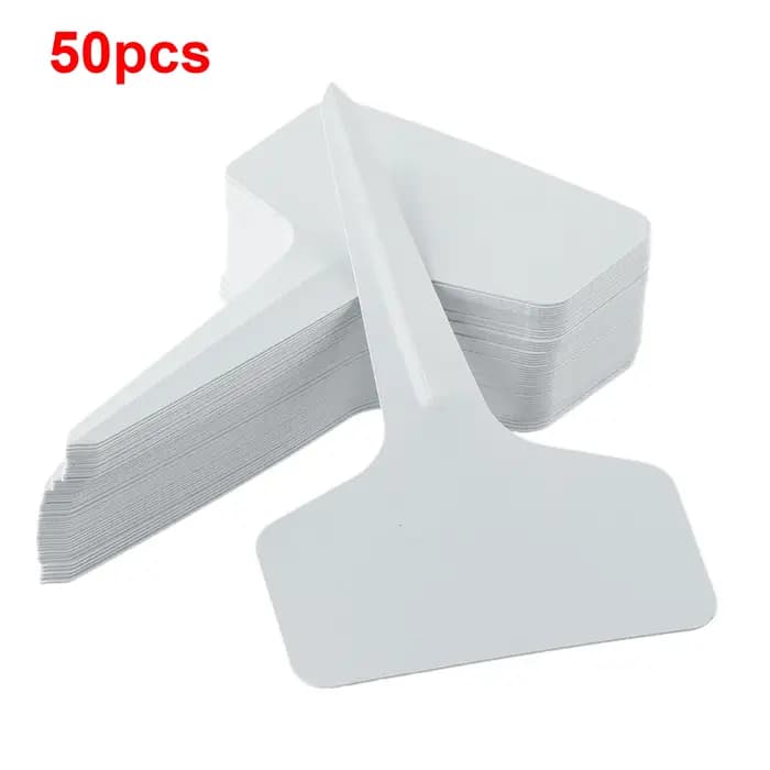 Marqueurs d'étiquettes pour plantes de Type T, 50 pièces, en PVC, pour Classification des plantes de