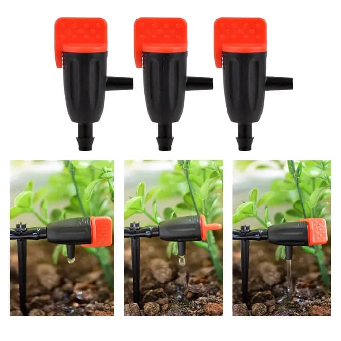Goutteurs d'irrigation réglables pour système d'arrosage, micro goutteurs d'irrigation goutte à gout