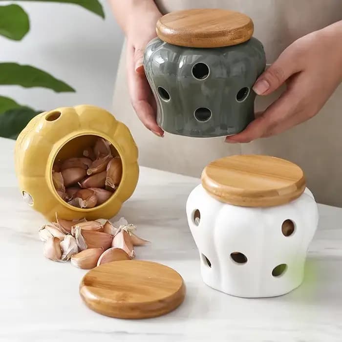 Pots de Aliments en céramique évidée
