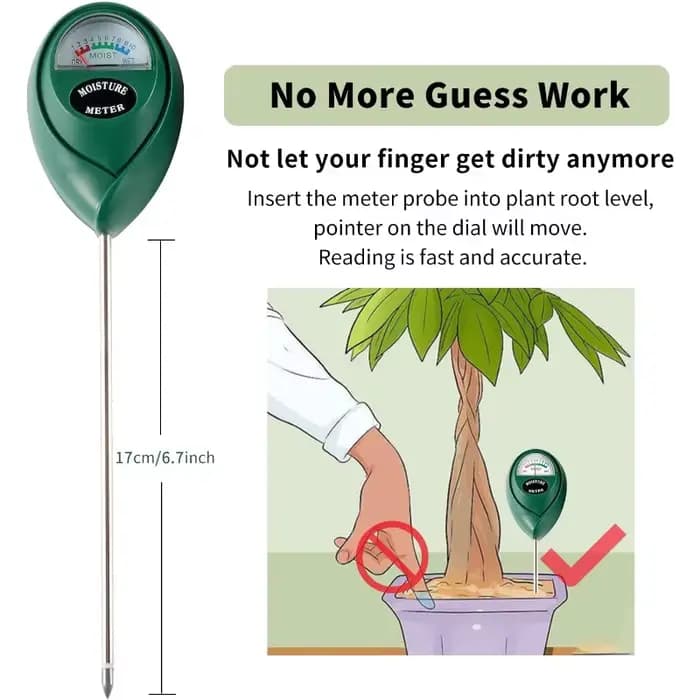 Testeur d'humidité du sol, détecteur d'humidité du sol, hygromètre, outil de mesure pour l'arrosage des plantes, le jardinage à domicile et la culture des fleurs