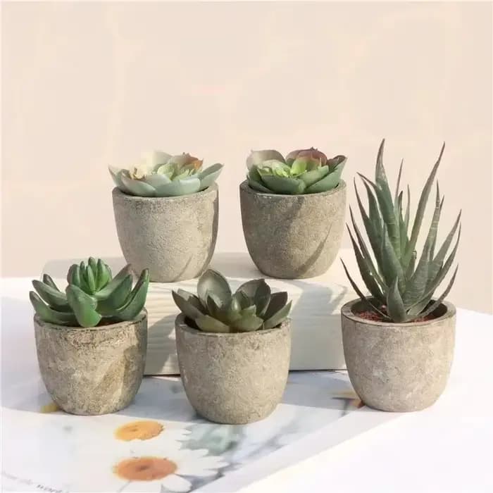 Mini plantes artificielles à l'aloe vera, bonsaï, petit arbre simulé, fausses fleurs, ornements de Table de bureau, décoration de jardin de maison