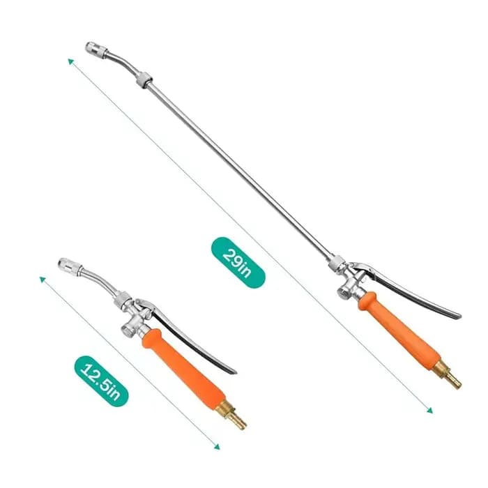 Baguette de Pulvérisation Réglable en Acier Inoxydable avec Buse en Cuivre