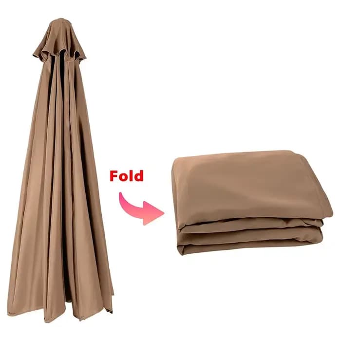 Tissu de remplacement pour Parasol, 2/2.7/3M, sans support, couverture de Parasol, imperméable, auve